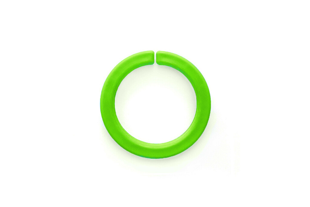 MasticAbili - Braccialetto liscio verde (duro)