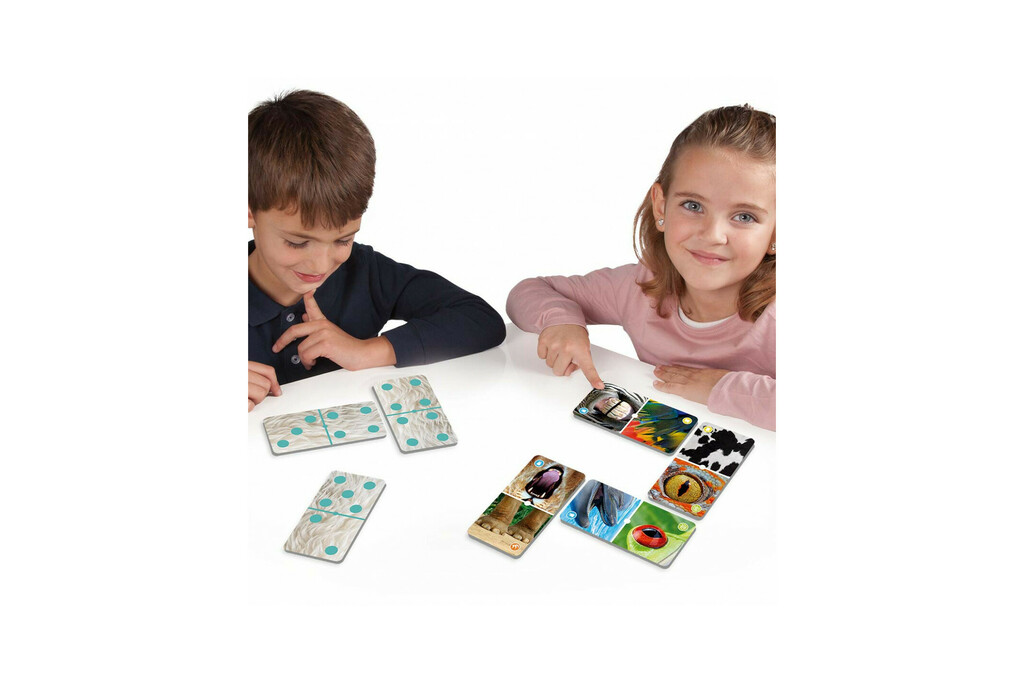 Lo zoom degli animali - domino