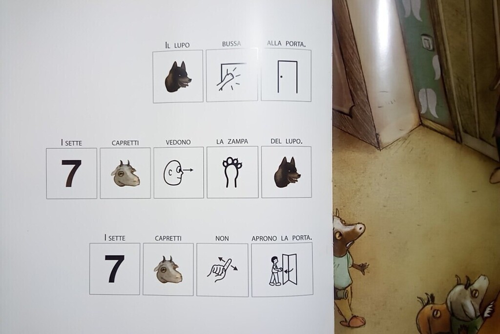 Il lupo e i sette capretti - pesciolini