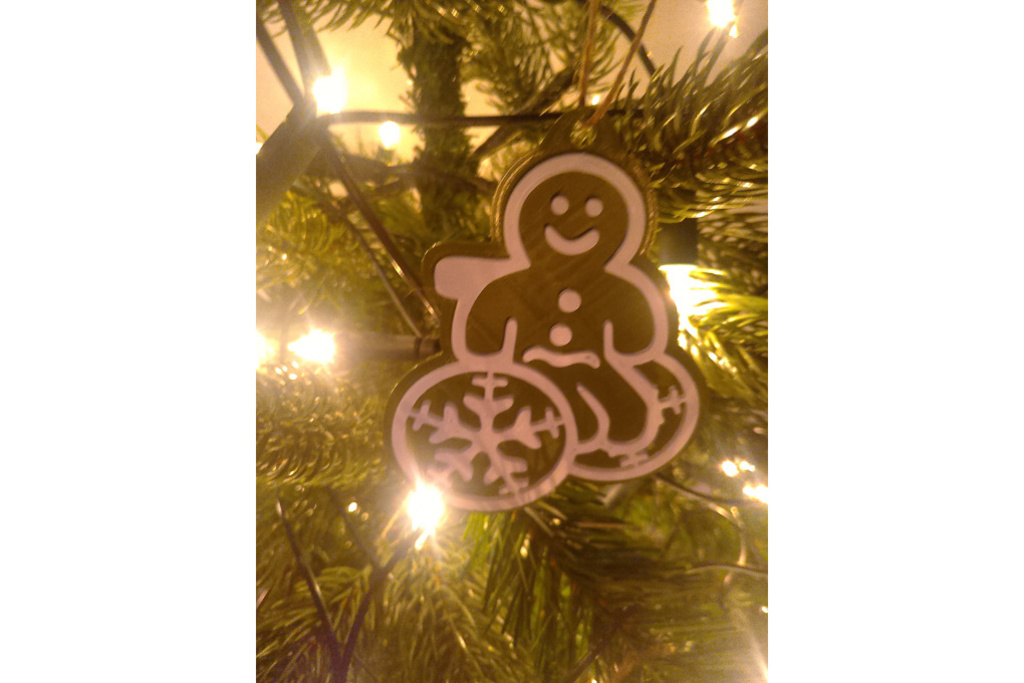 decorazione buone feste pan di zenzero - verde