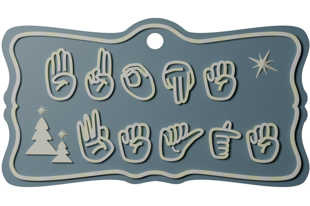 Decorazioni per albero - set di 4