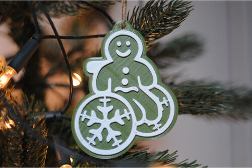 Decorazione buone feste - pan di zenzero